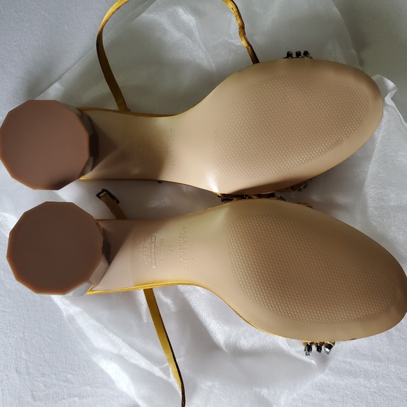 GEOMETRIC MID HEEL SHOES WITH RHINESTONES - Picture 7 of 14